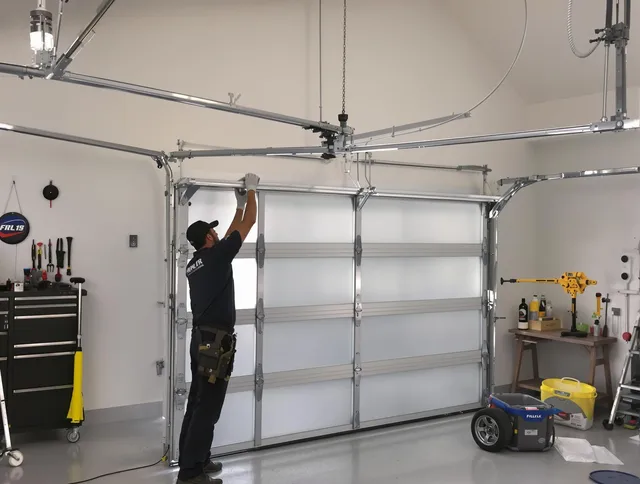 Avon Lake Garage Door Repair certified team performing precision garage door installation in Avon Lake