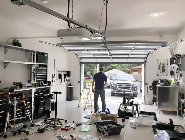 Garage door opener installation by Avon Lake Garage Door Repair in Avon Lake