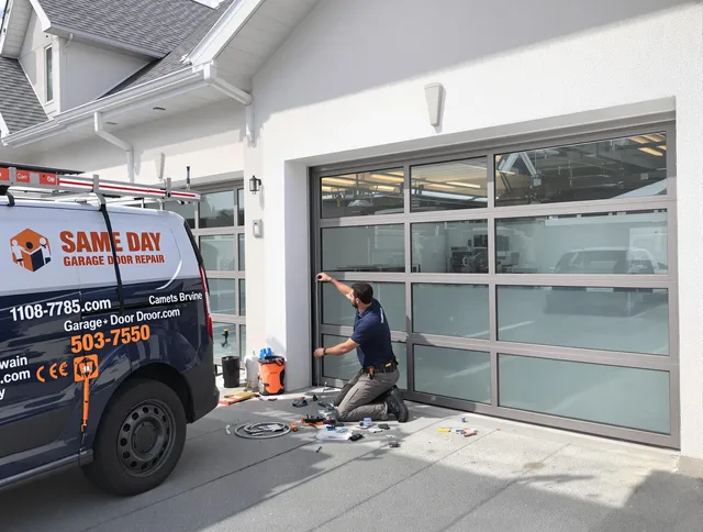 Same-day garage door repair service by Avon Lake Garage Door Repair in Avon Lake